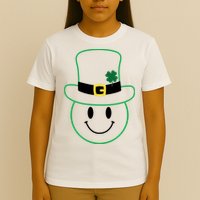 St Patrick's Day Smiley Face Holiday T-Shirt