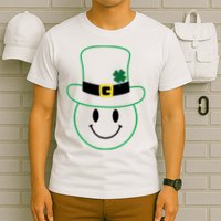St Patrick's Day Smiley Face Holiday T-Shirt