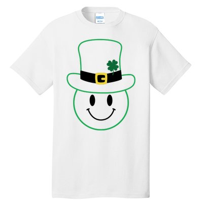 St Patrick's Day Smiley Face Holiday Tall T-Shirt