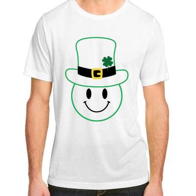 St Patrick's Day Smiley Face Holiday Adult ChromaSoft Performance T-Shirt