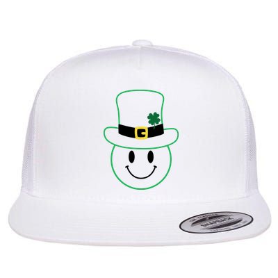 St Patrick's Day Smiley Face Holiday Flatbill Hat
