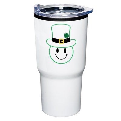 St Patrick's Day Smiley Face Holiday Tumbler