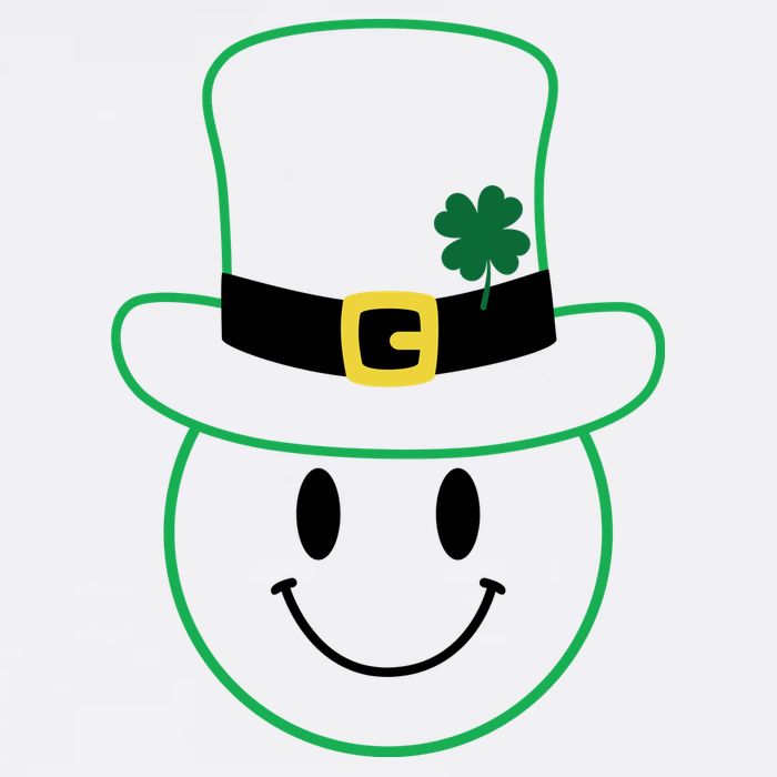 St Patrick's Day Smiley Face Holiday Poster