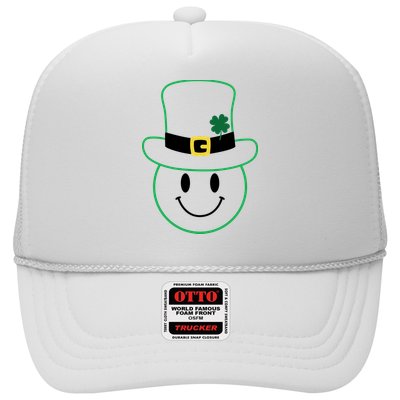 St Patrick's Day Smiley Face Holiday Trucker Hat
