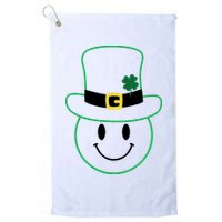 St Patrick's Day Smiley Face Holiday Golf Towel