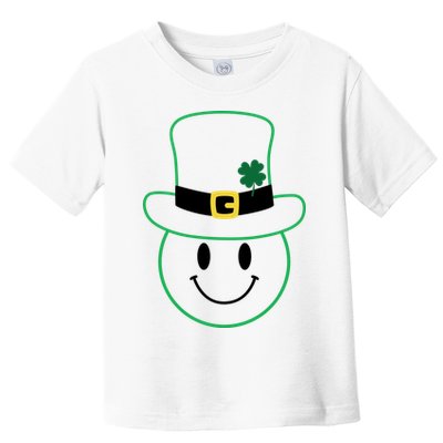 St Patrick's Day Smiley Face Holiday Toddler T-Shirt