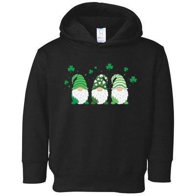 St Patricks Day Gnome Green Toddler Hoodie