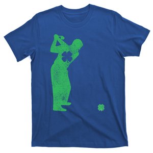 St Patrick's Day Golf Golfing Golfer Green Shamrock Irish Funny Gift T-Shirt