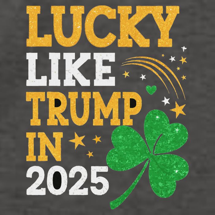 St. Patricks Day Lucky Like Trump In 2025 Shamrock Vector Backpack