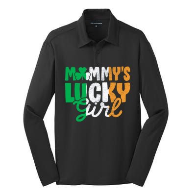 St Patricks Day Meaningful Gift Silk Touch Performance Long Sleeve Polo