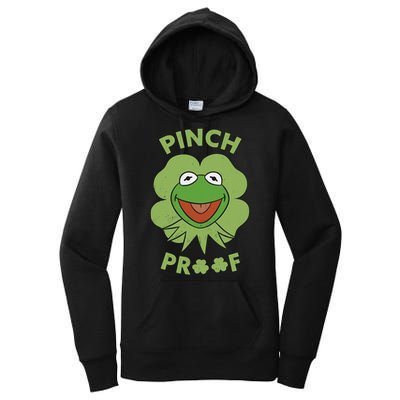 St Patricks Day Pinch Proof Smiley With Green Irish Hat Happy Pinch Women's Pullover Hoodie