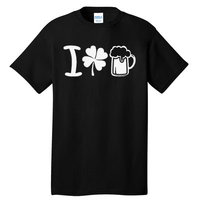 Saint Patrick's Day I Love Beer Gift Tall T-Shirt