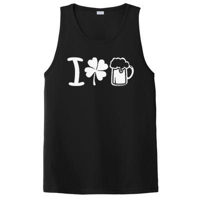 Saint Patrick's Day I Love Beer Gift PosiCharge Competitor Tank