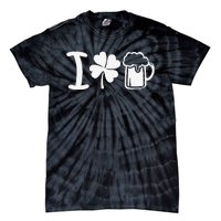 Saint Patrick's Day I Love Beer Gift Tie-Dye T-Shirt