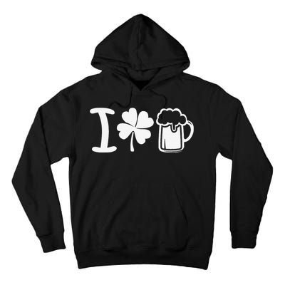 Saint Patrick's Day I Love Beer Gift Tall Hoodie