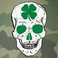 St Patrick's Day Clover Skull Legacy Tie Dye Trucker Hat