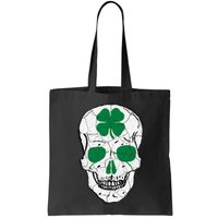 St Patrick's Day Clover Skull Bag