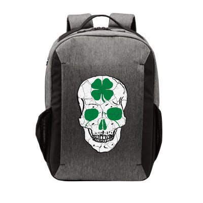 St Patrick's Day Clover Skull Vector Backpack