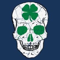 St Patrick's Day Clover Skull Infant Baby Jersey Bodysuit