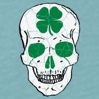 St Patrick's Day Clover Skull Sueded Cloud Jersey T-Shirt