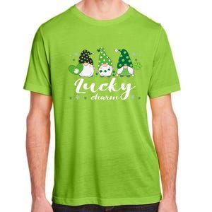 St Patricks Day Green Gnomes Irish Saying Gift Adult ChromaSoft Performance T-Shirt