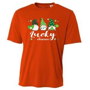 St Patricks Day Green Gnomes Irish Saying Gift Cooling Performance Crew T-Shirt