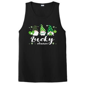 St Patricks Day Green Gnomes Irish Saying Gift PosiCharge Competitor Tank