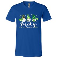 St Patricks Day Green Gnomes Irish Saying Gift V-Neck T-Shirt