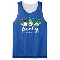 St Patricks Day Green Gnomes Irish Saying Gift Mesh Reversible Basketball Jersey Tank