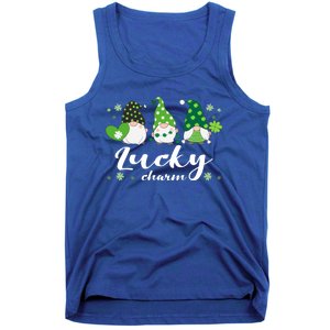 St Patricks Day Green Gnomes Irish Saying Gift Tank Top