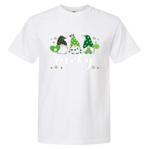 St Patricks Day Green Gnomes Irish Saying Gift Garment-Dyed Heavyweight T-Shirt