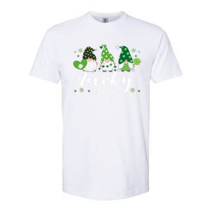 St Patricks Day Green Gnomes Irish Saying Gift Softstyle CVC T-Shirt