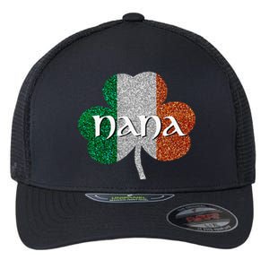 Saint Patrick's Day Nana Fun Grandmother Gift Flexfit Unipanel Trucker Cap