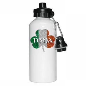 Saint Patrick's Day Nana Fun Grandmother Gift Aluminum Water Bottle