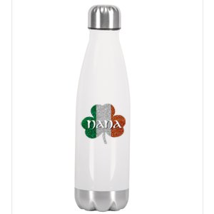 Saint Patrick's Day Nana Fun Grandmother Gift Stainless Steel Insulated Water Bottle