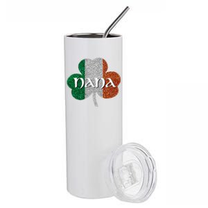 Saint Patrick's Day Nana Fun Grandmother Gift Stainless Steel Tumbler