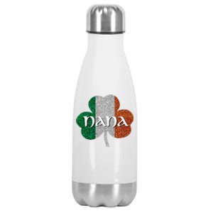 Saint Patrick's Day Nana Fun Grandmother Gift Stainless Steel Insulated Water Bottle