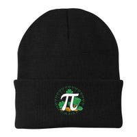 St Patricks Day Happy Pi Day Math Science Irish Shamrocks Knit Cap Winter Beanie