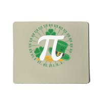 St Patricks Day Happy Pi Day Math Science Irish Shamrocks Mousepad