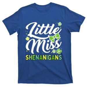 St Patrick's Day Little Miss Shenanigans Gift T-Shirt