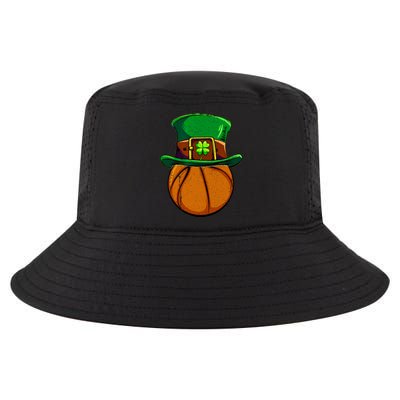 St Patricks Day Basketball Ball Irish Shamrock Gift Cool Comfort Performance Bucket Hat