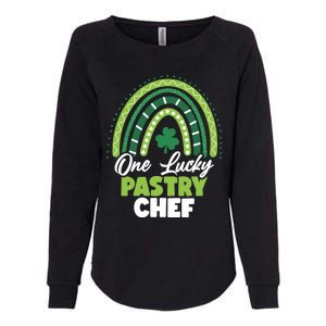 St Patricks Day One Lucky Pastry Chef Cool Gift Womens California Wash Sweatshirt