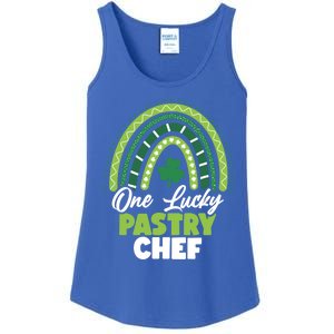 St Patricks Day One Lucky Pastry Chef Cool Gift Ladies Essential Tank