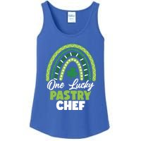 St Patricks Day One Lucky Pastry Chef Cool Gift Ladies Essential Tank