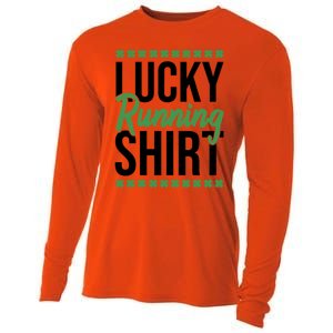 St Patrick's Day Gym Fitness Marathon Running Lucky Running Gift Cooling Performance Long Sleeve Crew