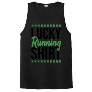 St Patrick's Day Gym Fitness Marathon Running Lucky Running Gift PosiCharge Competitor Tank