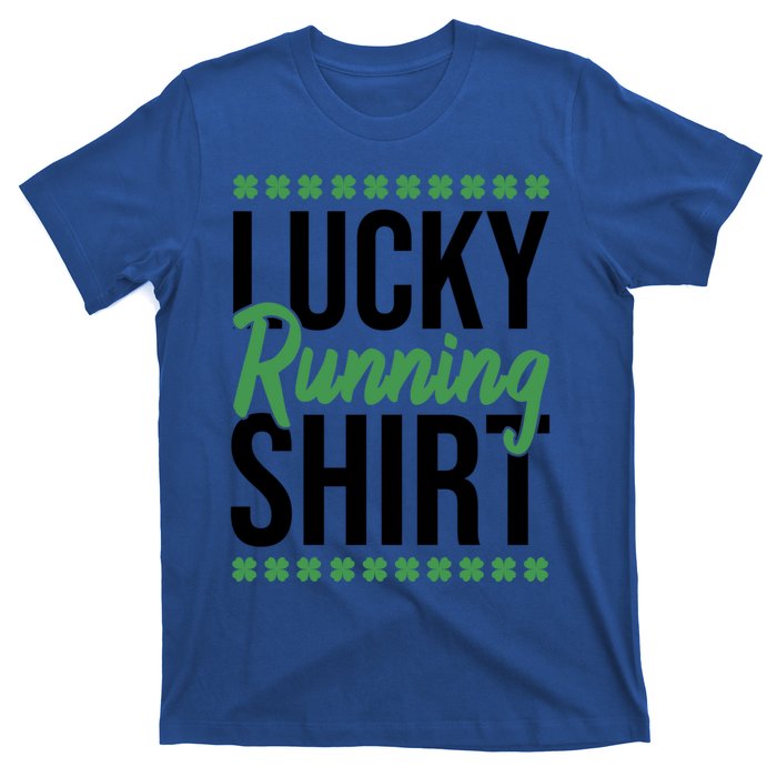 St Patrick's Day Gym Fitness Marathon Running Lucky Running Gift T-Shirt