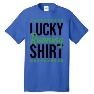 St Patrick's Day Gym Fitness Marathon Running Lucky Running Gift Tall T-Shirt