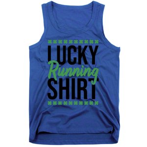 St Patrick's Day Gym Fitness Marathon Running Lucky Running Gift Tank Top