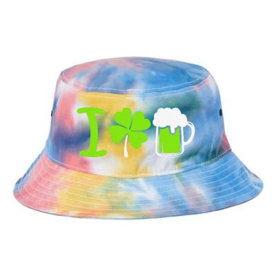 Saint Patrick's Day I Love Beer Tie Dye Newport Bucket Hat